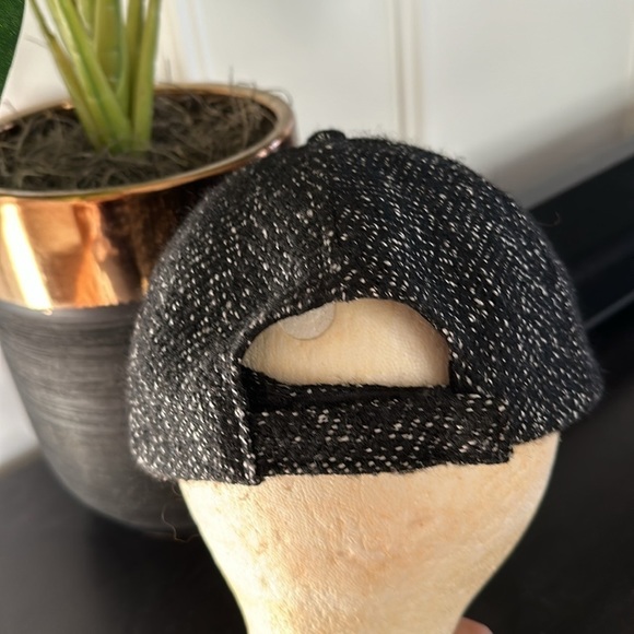 Nine West Black Tweed Baseball Cap - Picture 4 of 9